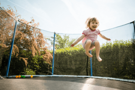 Berg trampolin