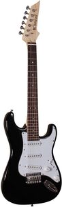 Chateau ST34-BK børne el-guitar sort