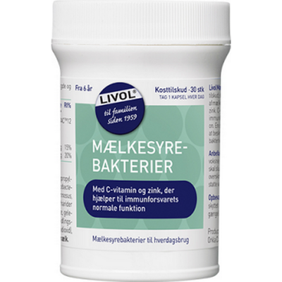 Livol Mælkesyrebakterier 30 stk.