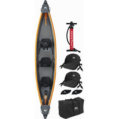 Aqua Marina Tomahawk oppustelig kajak 3 personer